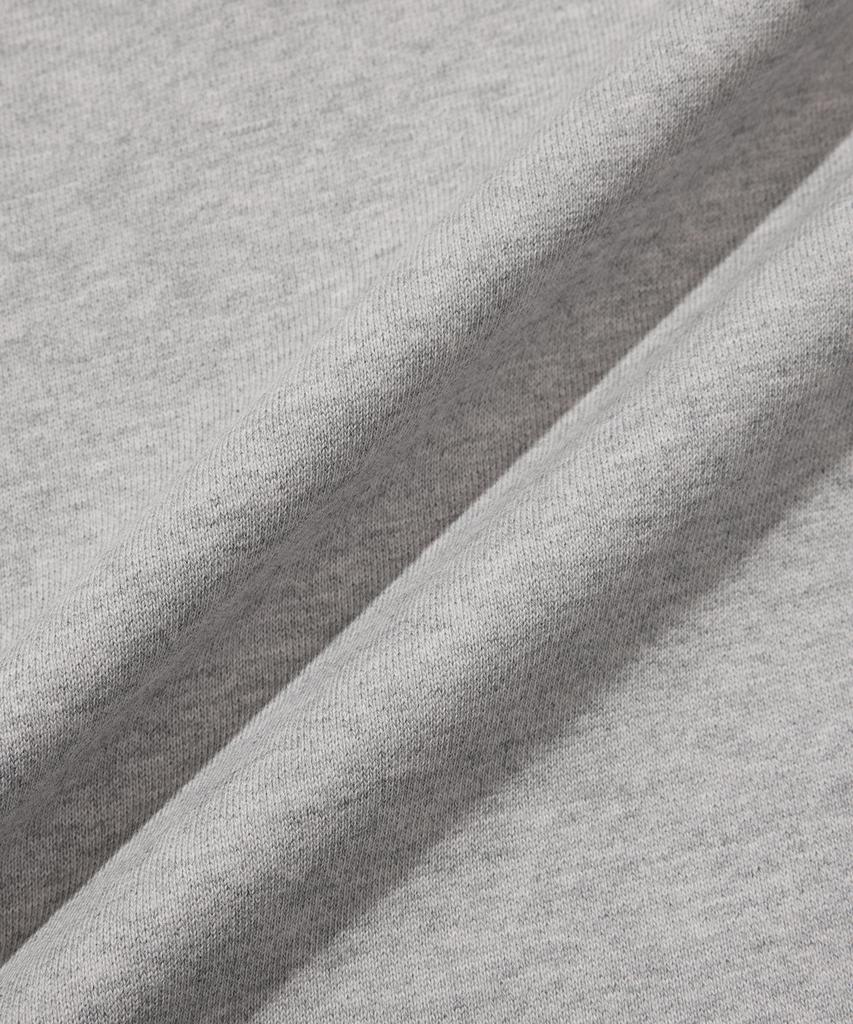 COVERNAT Signature Symbol Collar Half-Zip Sweatshirt Melange Gray