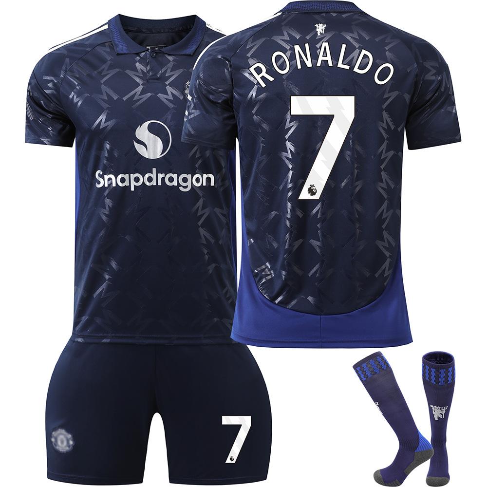 24/25 Manchester United Football Kits Jersey Set with Socks