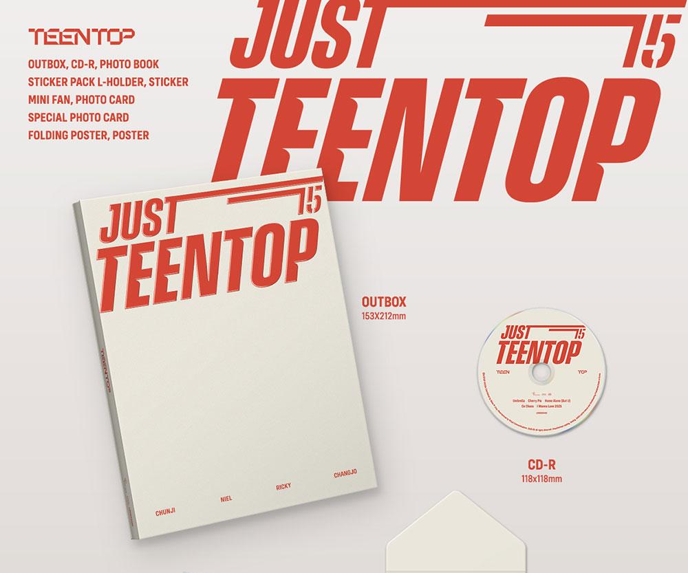 (CD ver.) TEEN TOP [Just 15, Just Teen Top] 10th Mini Album