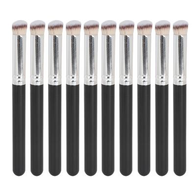 10Pcs Concealer Makeup Brush Soft Bristle Mini Evenly Apply Applicator for Eyes Face