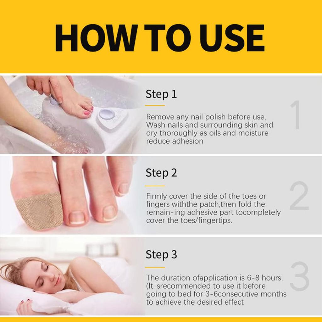 Nail Care Stickers, Onychomycosis Nail Stickers, Toenail Stickers, Skin Tone Stickers, Ingrown Nails, Thickening Toe Stickers(64pc)