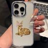 Smelly Deer Phone Case For Iphone 17 17E 16E 15 Pro Max 12 14 11 16 13 Transparent Ultra-Thin Protective Shell Coque