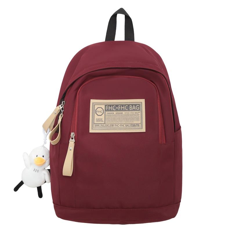 

Рюкзак для студентів подорожей для ноутбуків. Чоловічий рюкзак бордовий