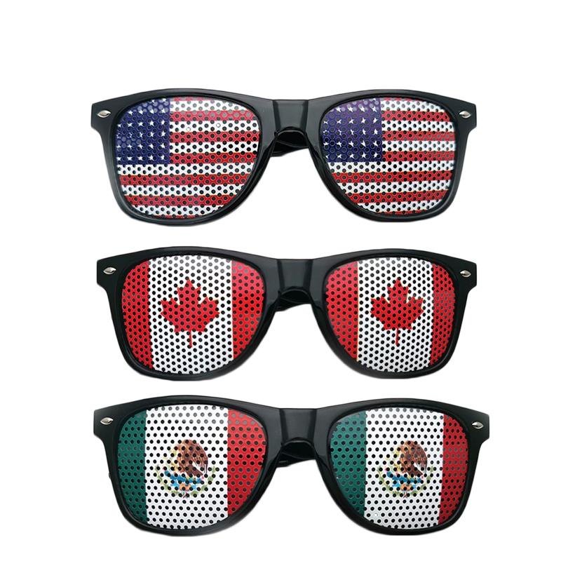 Football Fans Wear Sticker Glasses On the Field To Cheer for Athletes, Cheer for Props and Decorations, and Give Gifts To Friend