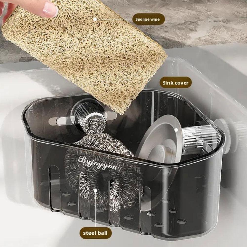 Rotating Sink Drain Racks Multi functional Soap Drying Rack Durable Sponge Holder  Kitchen Supplies