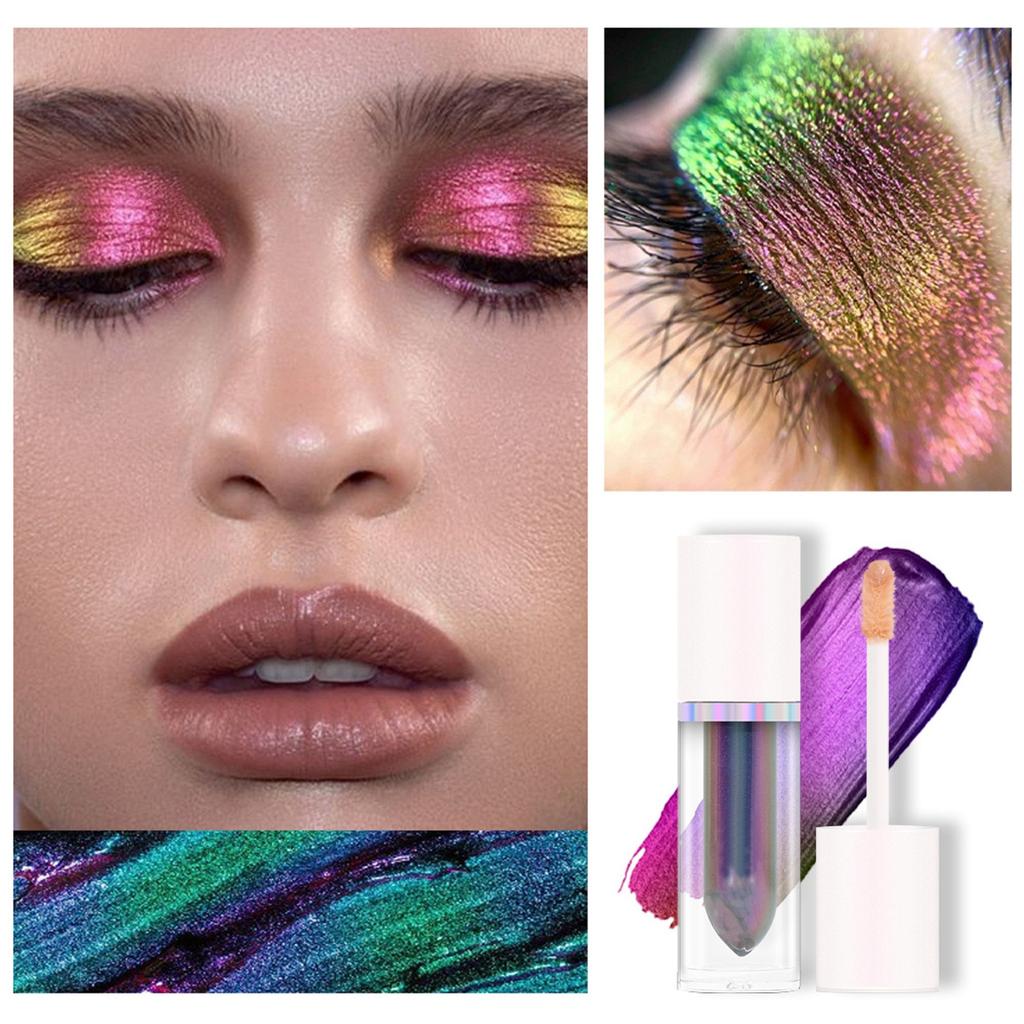 Makeup Eyeshadow Liquid Stage Makeup Face Highlight Brightening Single Color Polarized Eyeshadow.3.5ML