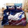 3D Print Anime Inuyasha Bedding Set For Bedroom Soft Modern Bedspreads Comefortable Kids Duvet Cover Quilt Cover And Pillowcase