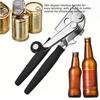 Manual Crank Can Openers Heavy Duty Handheld Smooth Edge Can Opener For Big Cans with Magnet Commercial Can Opener