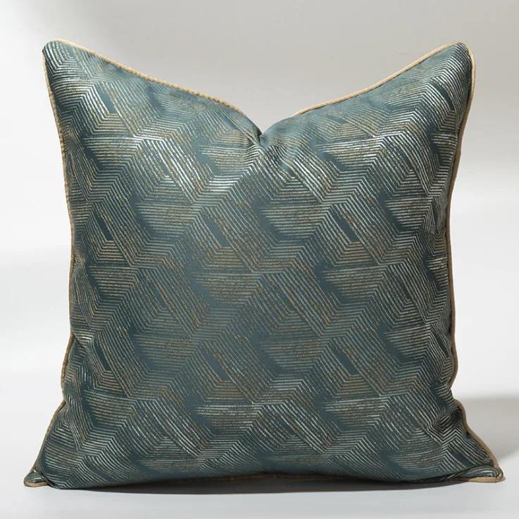 

40 Style High Grade Cushion Cover 30x50/45x45/50x50CM Light Luxury Jacquard Pillowcase Champagne Blue Home Hotel Bed Sofa Decor 30x50cm(12x20in)