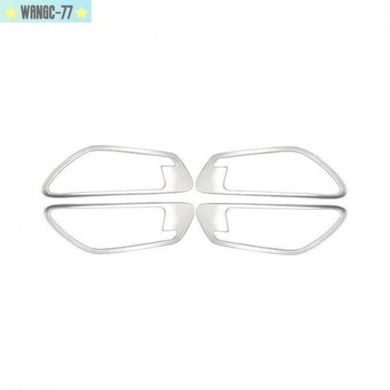 For Hyundai Tucson -2024 Silver Titanium Inner Door Handle Cover Trim 4X