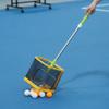 Table Tennis Ball Picker with Mesh Net Basket Easy to Carry for Players, Coaches