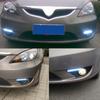 PC+Metal Car LED Lights 6000-6500K White 155x17.8x35.6mm 8-LED Running