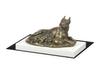 Boxer, Německý Boxer II - figurka psa, figurka na bílém podstavci, trofej pro výstavu psů Art-Dog