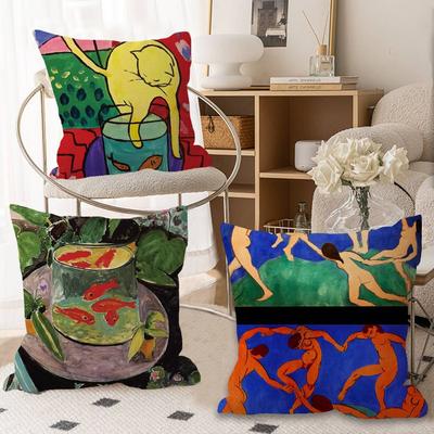 Husa Pernă Decorativă Estetică Cameră Retro Matisse Decor Acasă Dormitor Canapea Pat Canapea Husa Pernă 45x45