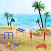 Mini Outdoor Fitness Equipment Models Workout 1/75 Versatile Easy To Assemble and