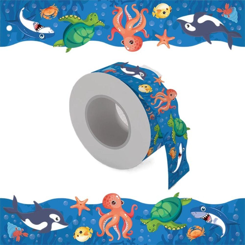 

Rolled Board Borders Blue Board Decoration Blackboard Borders Stickers Office