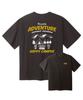 BEMIGHTY Camping Drawing Oversized Short Sleeve T-Shirt [Dark Gray]
