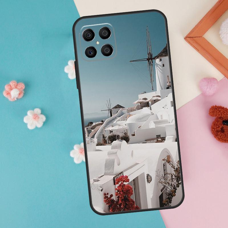 Oia Santorini Greece Case For Honor 200 Pro 50 70 90 X9a X8a X8 X9 X8b X9c X9b Honor Magic 7 5 6 Lite Pro Cover