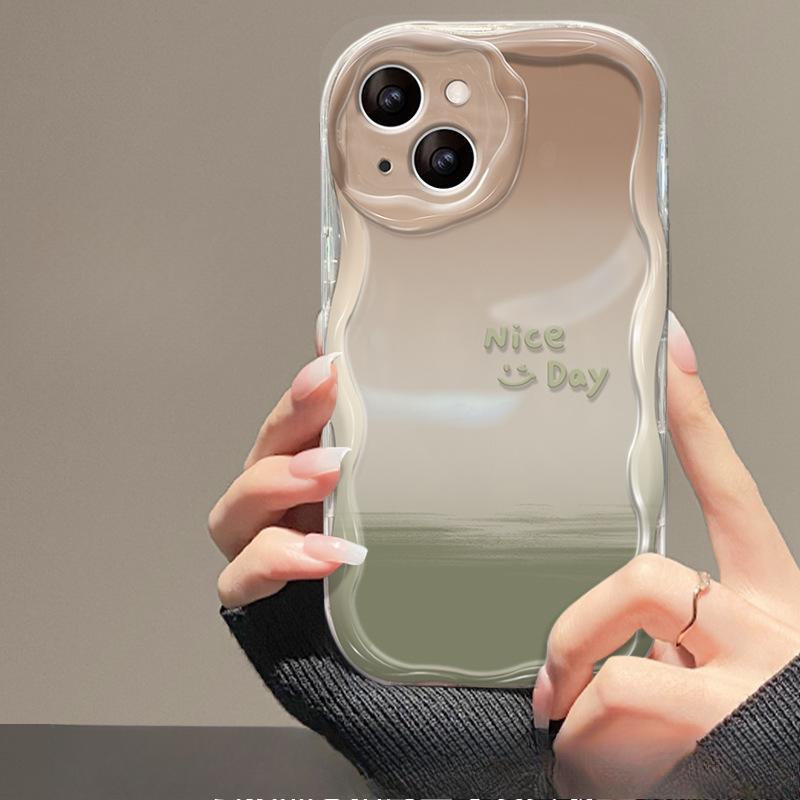 

Новый Всевключающий Крем-паттерн R17 Прозрачный Градиентный Размытый A72/93 Ударопрочный Чехол Подходит для Чехлов для Телефона Opporeno9 OPPO A97 5G