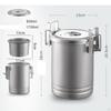 Stainless Steel Camping Cookware Set for Outdoor Adventures