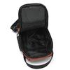 Men's Chest Bag Anti-theft USB Business Messenger Bag Multifunctional Water Repellent Shoulder Bag PU Commuter Backpack Men