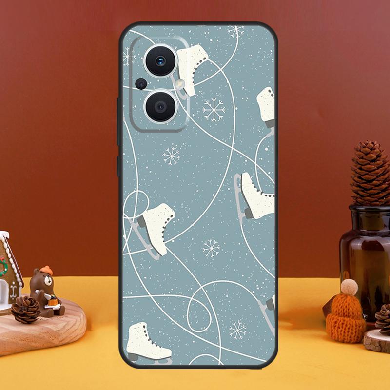 Figure Skating Ice Skating Case For OPPO Reno 10 Pro 11 F 4 5 6 7 8 Lite 4Z 5Z 8T OPPO Find X5 X2 X3 Lite X6 Pro Cover