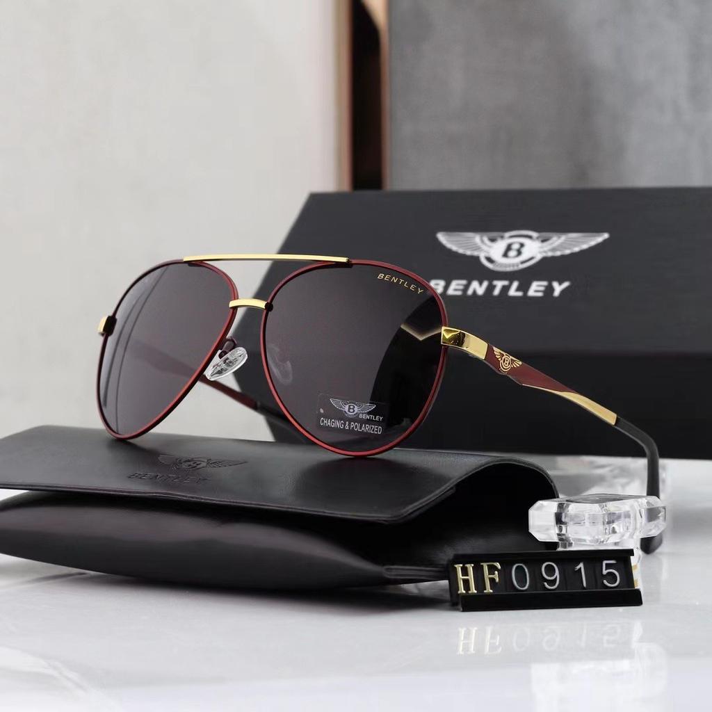 Luksusowe Okulary Przeciwsłoneczne Męskie Damskie Gogle Antyodblaskowe do Jazdy Samochodem Dla Bentley Continental GT MULLINER Bentayga Flying Hurtling Spurlogo