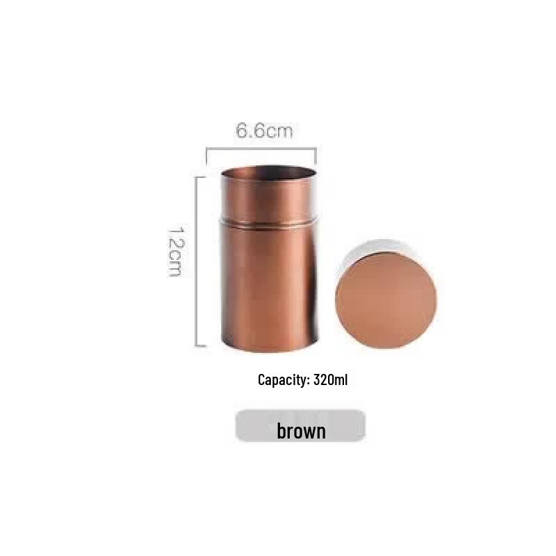 Portable Aluminum Alloy Tea Caddy