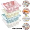 Spacious Pull-out Refrigerator Storage Box For Tidy Food Organization And Space Saving