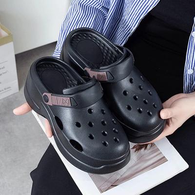 Fashion Women's Chunky Platform Clogs Thick Bottom Eva Wedge Sandals for Women 2025 Summer Non Slip Beach Slides Breathable Garden Shoes