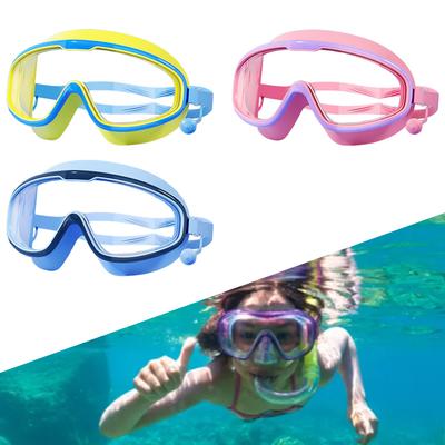 Kids Swim Goggles Anti Fog Swimming Goggles Waterproof HD Swim Glasses UV Protection Swimming Goggles for Diving Snorkeling