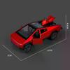 1:36 Alloy Pickup CyberTruck Pull-Back Car Collection For Boys And Children Gift One Large And One Small Vintage Toy
