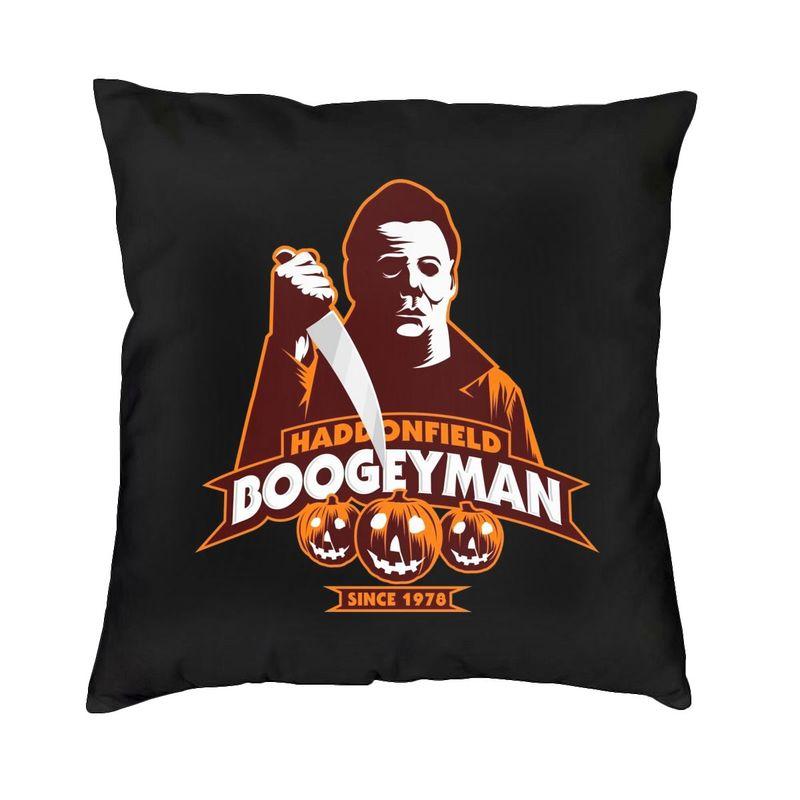 Michael Myers Cushion Cover 45X45Cm Home Decorative Printing Halloween Horror Movie Throw Pillow For Car Double Side