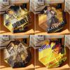 1 peça CD Johnny Hallyday Disco de Vinil Guarda-chuva Portátil Dobrável Estrutura de Ossos de Ferro Guarda-chuva para Exterior Casa