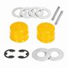 Metal Rear Wheel Axle Key and Bushing Kit for Craftsman Lawn Mowers 12pcs Includes Dust Covers Gaskets and Lock Rings
