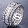 Electroplated Zircon Ring, Colorful Ring, Popular Hand Jewelry.