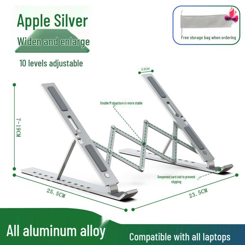 Aluminium Schreibtischklemme Laptopständer