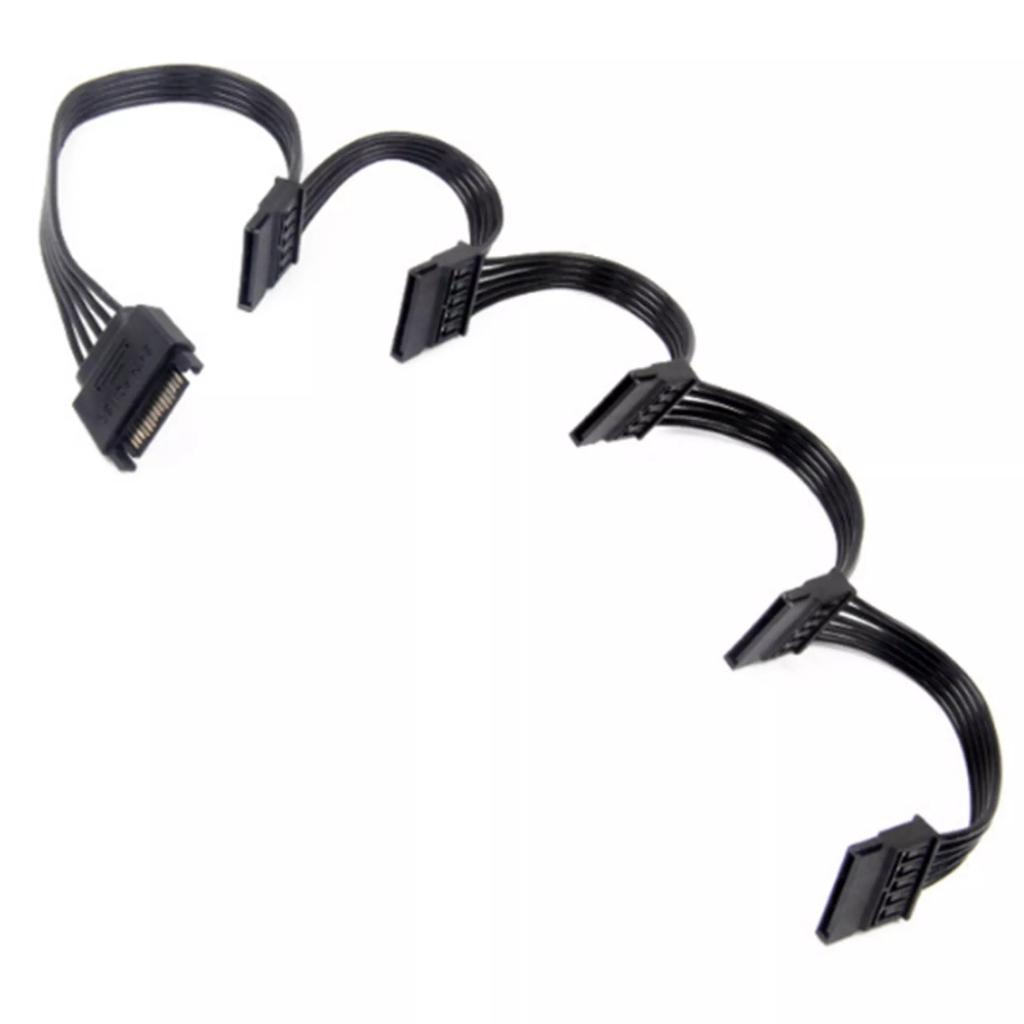 5,25-Zoll-zu-5x-3,5-Zoll-SATA-SAS-Festplattenkäfig-Rack Festplattengehäuse mit Lüfter Festplatten-Schlitten-Caddy-Adapter