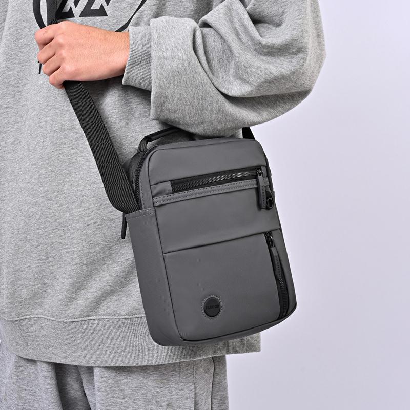 Men's Crossbody Bag - Multi-Compartment Business Shoulder Bag with Adjustable Strap, Compact Design for Travel & Everyday Use