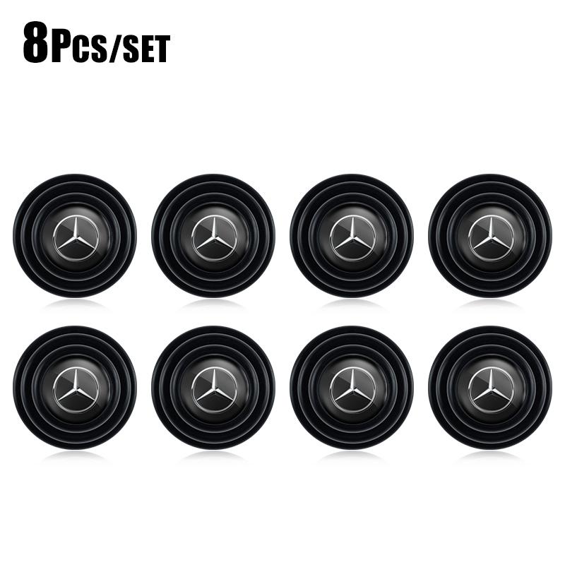 VFO1 4/12Pcs Car Door Anti-shock Pad Anti-noise Buffer Gasket Auto Interior For Mercedes Benz AMG W203 W205 W220 W212 W201 W206 W211.
