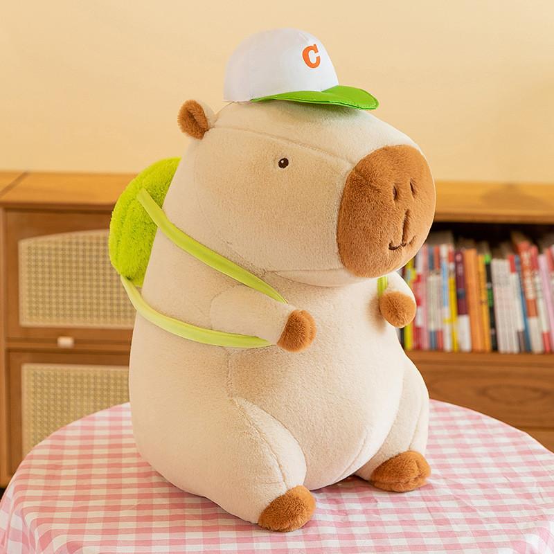 Capybara Baseball Cartoon Cute Plush Toy Soft Fill Doll Children Gift Holiday