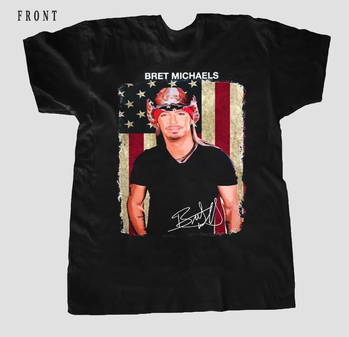 Bret Michaels Poison Band Signature Gift For Fan Shirt S-5XL Q8675 M