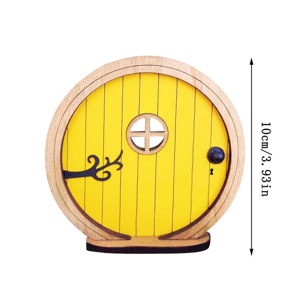 Fairy Door Miniature Garden Decor Wooden Craft For Home And Garden Diy Accent