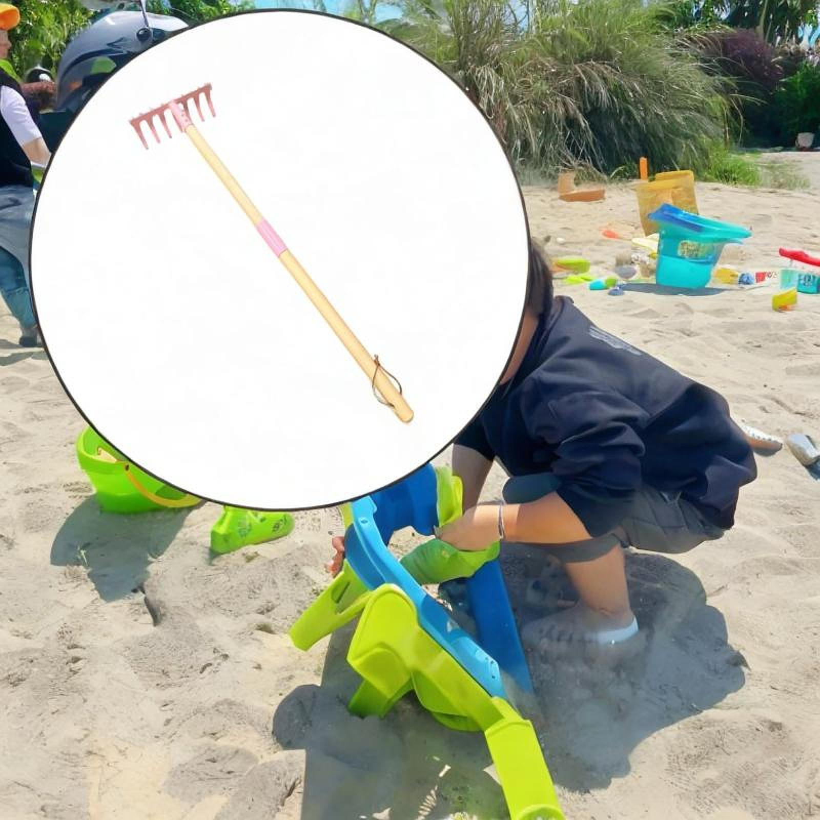 

Детский садовый набор для игр на открытом воздухе с розовым дизайном для детей от 6 лет Nail Rake