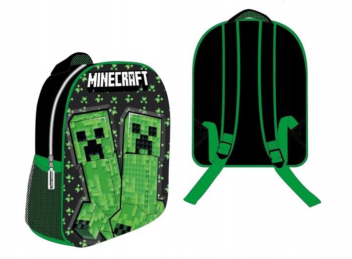 Minecraft Plecak Przedszkolny 3D Creeper