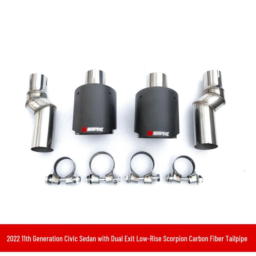 Rear Lip, Rear Bumper, Side Skirts, Rear Wing, and Front Splitter for 2022 11th Gen Civic Sedan (Action Edition).