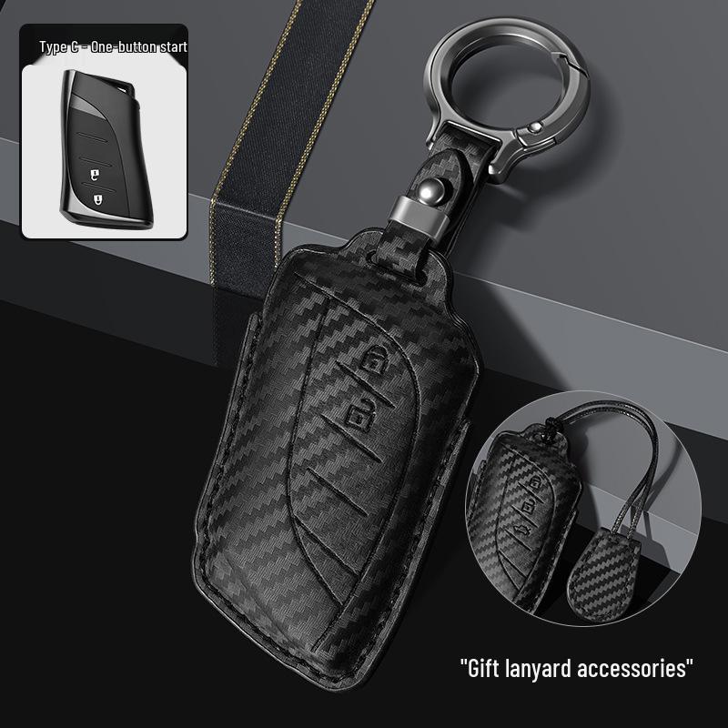 Lexus Carbon Fiber Key Cover for RX350, NX350, NX260, UX260h, LS500, ES300h