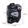 22mm Motorcycle Handlebar Switch Combination Horn Steering Headlight Start Switch for Honda and Hunter Cub 7/8" Switch, Switch, Switch, (Left Side)