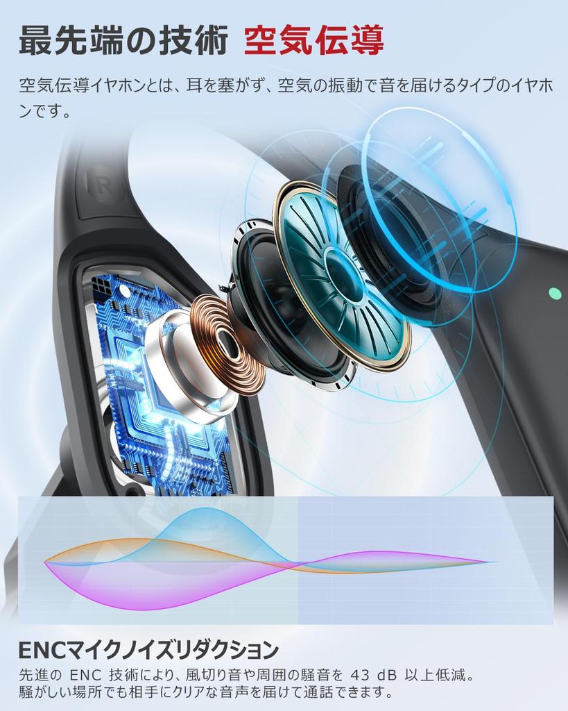 Earaku Bluetooth Earphones, Bluetooth Headset, Call Earphones, Binaural, Ear Hook