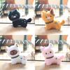 Cute Mini Cat Plush Keychain Backpack Charm Pp Cotton Stuffed Toy Girls Gift